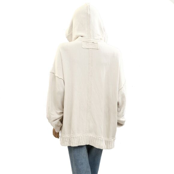 Free People We The Free Stand Up Hoodie Top Oversized Pullover S NEW 284444 - Picture 9 of 11